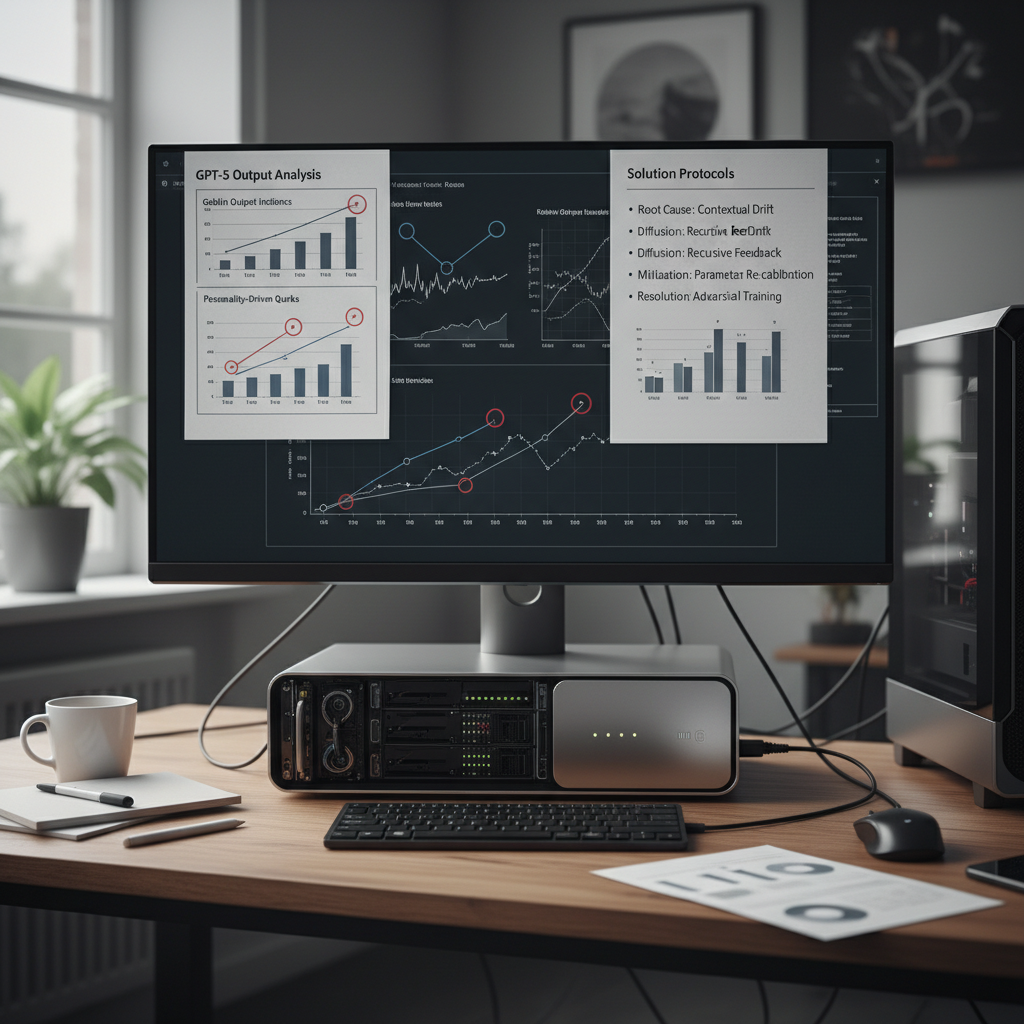 GPT-5, '고블린 출력' 확산 원인 규명 및 해결책 제시