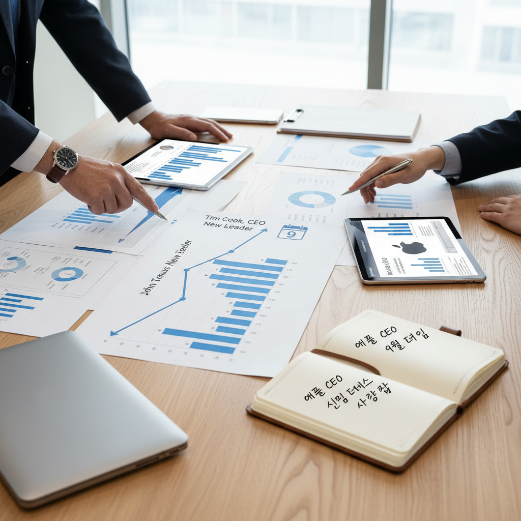 애플, 팀 쿡 CEO 9월 퇴임…존 터너스 신임 사령탑