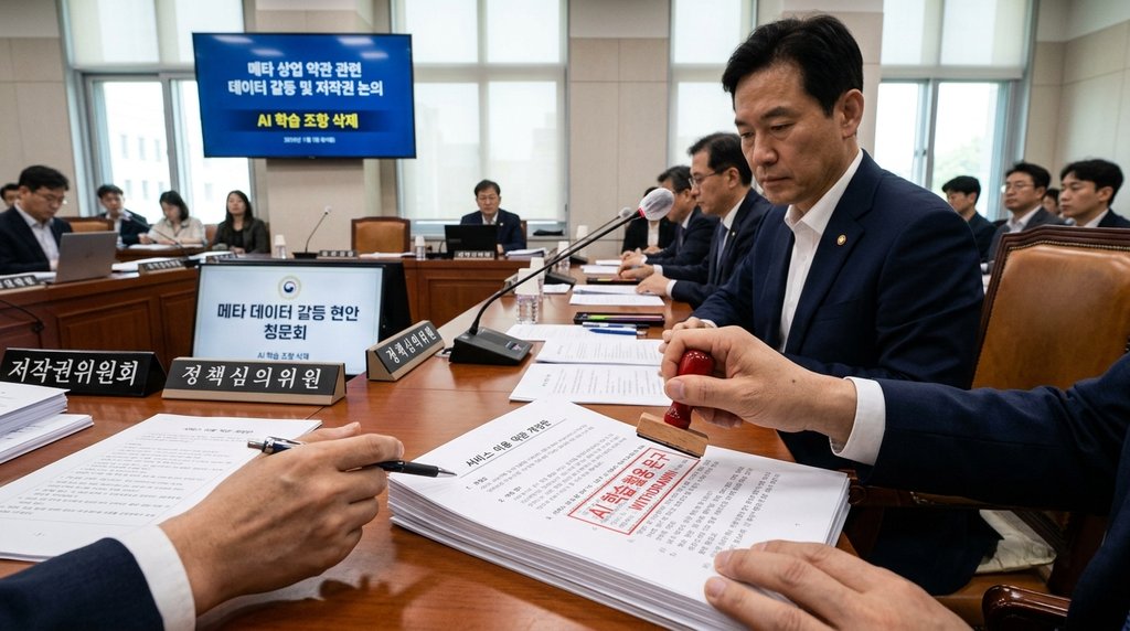 메타 상업 약관의 AI 학습 문구 철회와 데이터 갈등