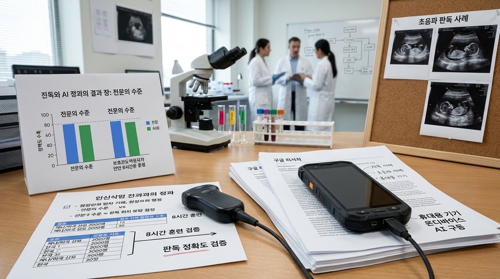 구글, 8시간 훈련으로 전문의 수준 초음파 판독 온디바이스 AI 공개