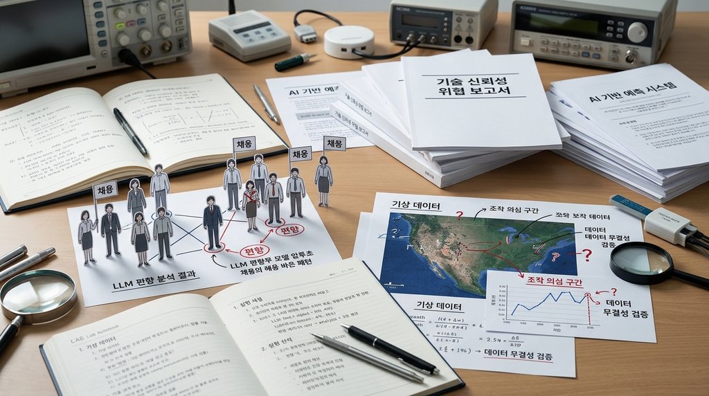 AI 채용 편향과 기상 데이터 조작, 기술 신뢰성 위협하는 새로운 변수