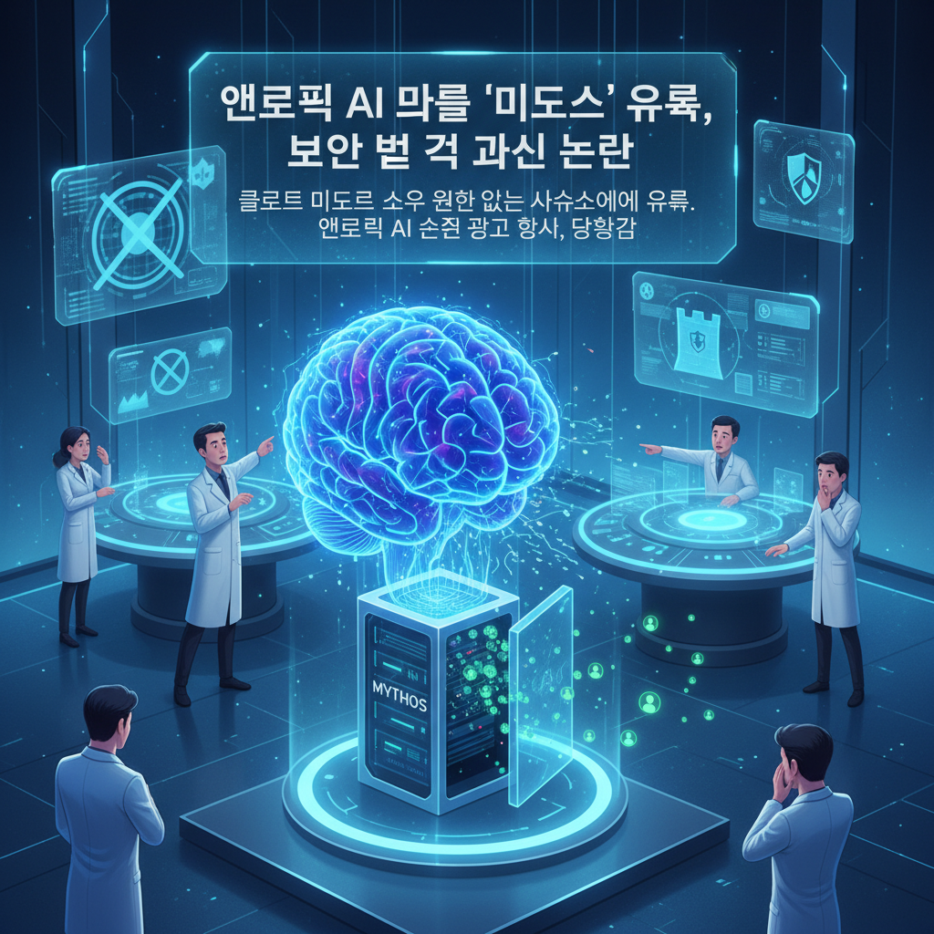 앤트로픽 AI 모델 '미토스' 유출, 보안 능력 과신 논란
