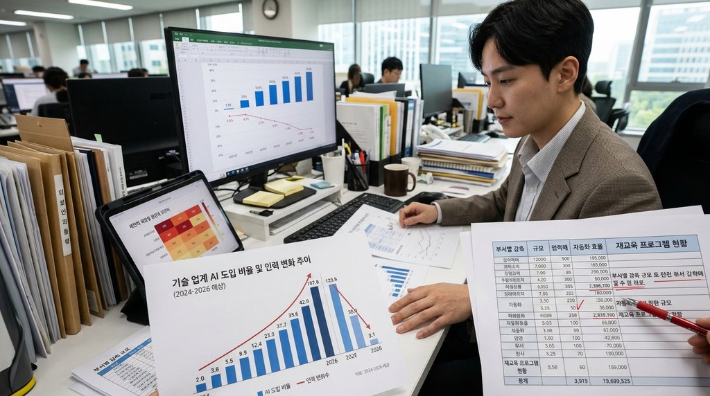 2026년 기술 업계, AI 도입 따른 대규모 인력 감축 본격화