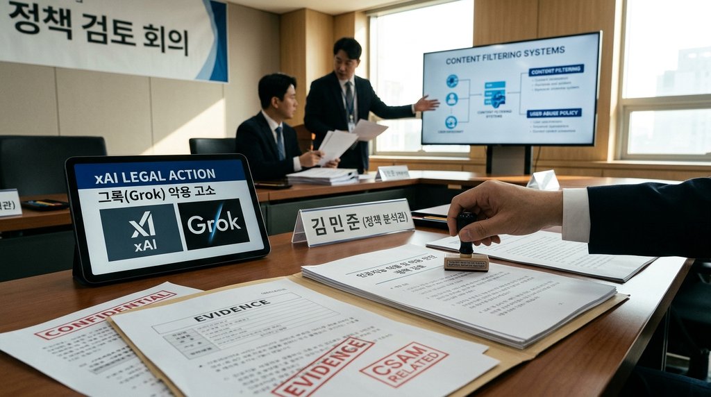 xAI, 자사 챗봇 그록(Grok) 악용한 아동 성적 학대물 생성 사용자 고소