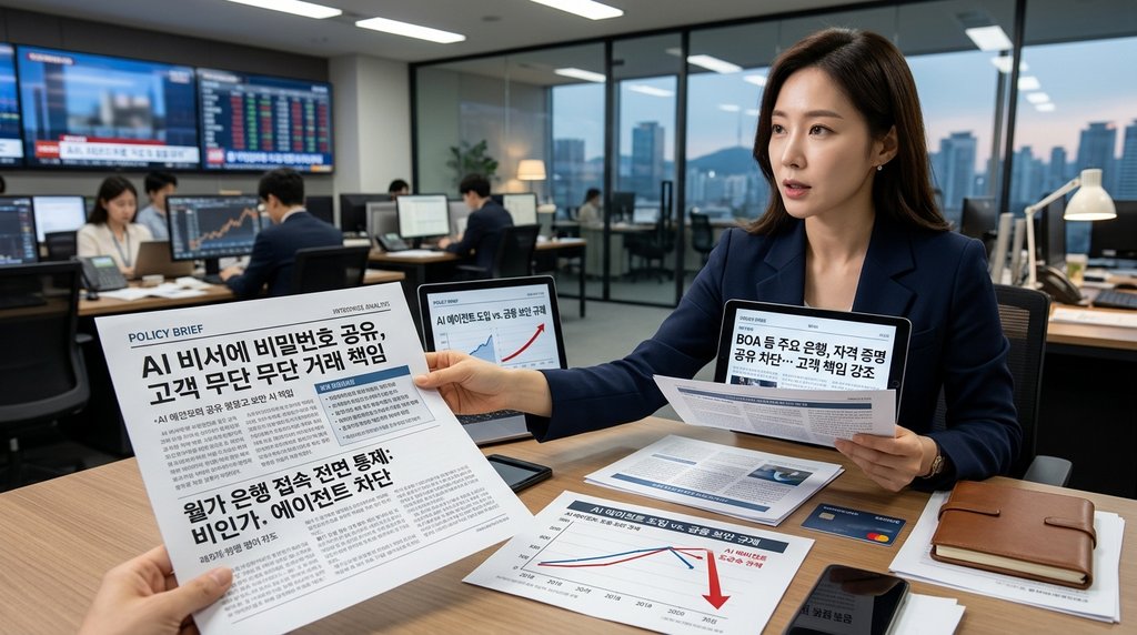 AI 비서에 비밀번호 주면 고객 책임, 월가 은행 접속 전면 통제