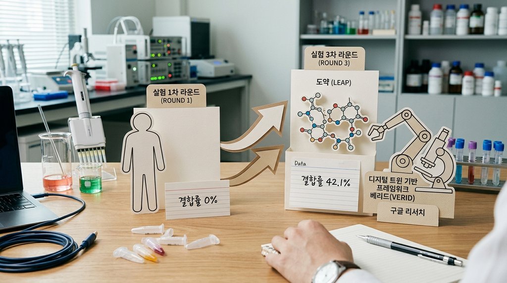 구글 베리드 공개, AI 실험실 결합률 0%서 42.1%로 도약