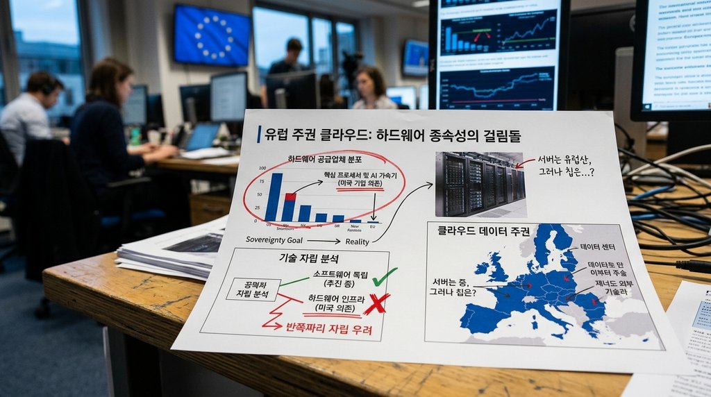 유럽의 '주권 클라우드' 전략, 하드웨어 종속성 문제로 반쪽짜리 자립 우려